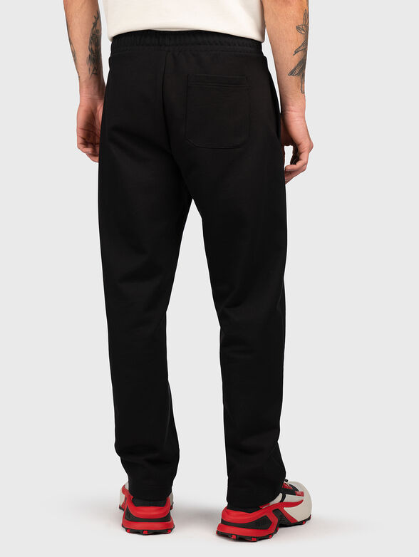 Cotton sports trousers with logo - 2