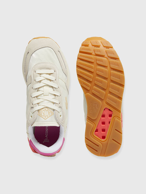 Suede sneakers with logo - 5