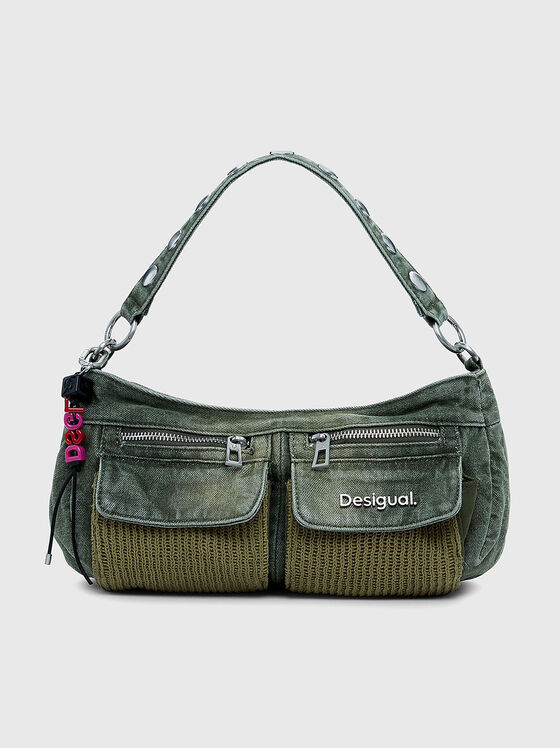 Small denim bag with pockets - 1