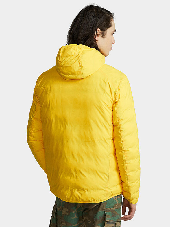 Yellow jacket with quilted effect - 3