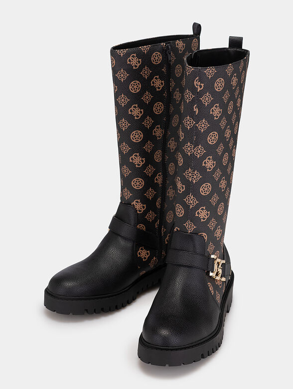 ORYN faux leather boots with 4G logo print - 6