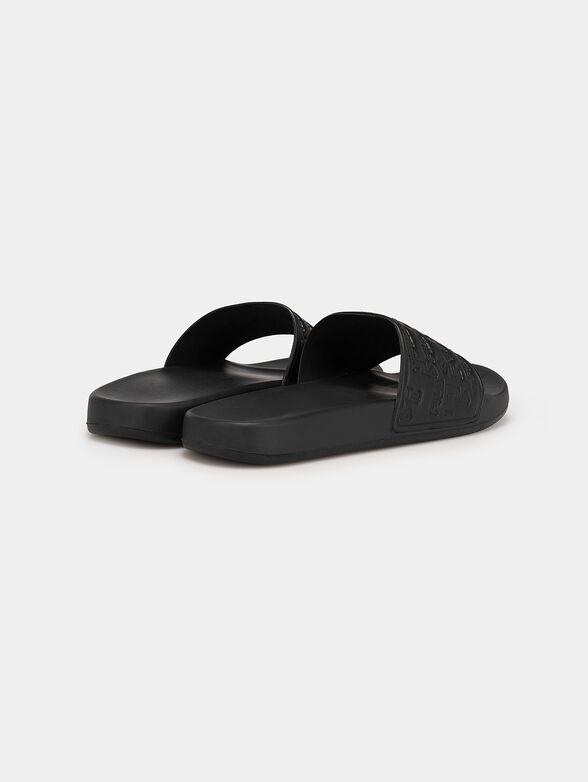 BAYWALK slippers with embossed logo texture - 3