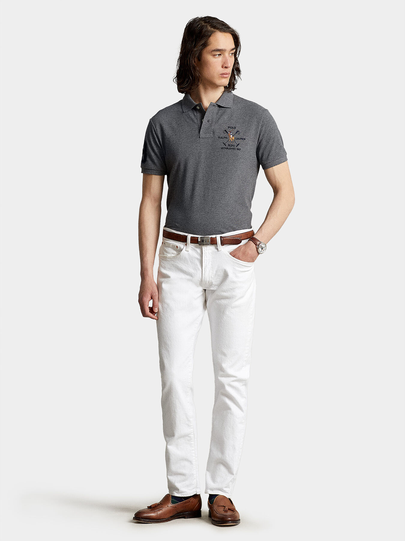 herlipto Embroidery Polo Sweatshirt 新品 Embroidery Polo Sweatshirt herlipto - メルカリ