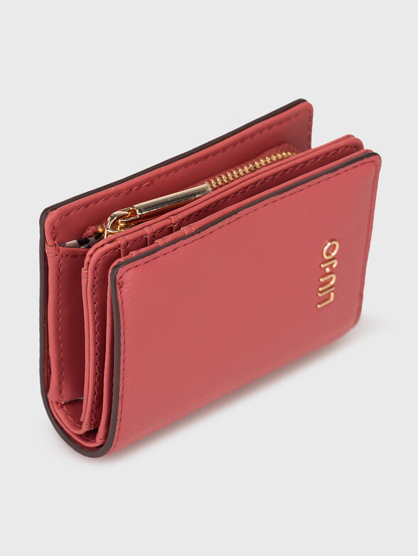 Black wallet with gold logo - 4