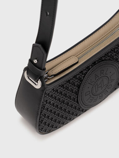 Small leather bag with logo - 5