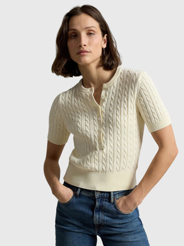 Ribbed sweater - 1