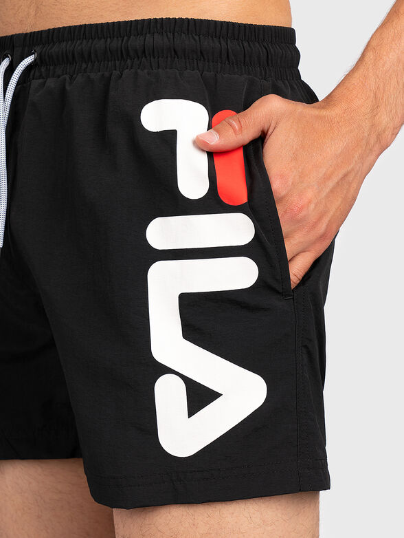 MICHI Beach shorts in black color - 2