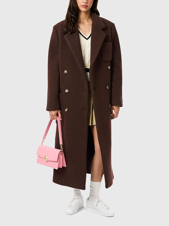 Двуредно палто от вълна - 1