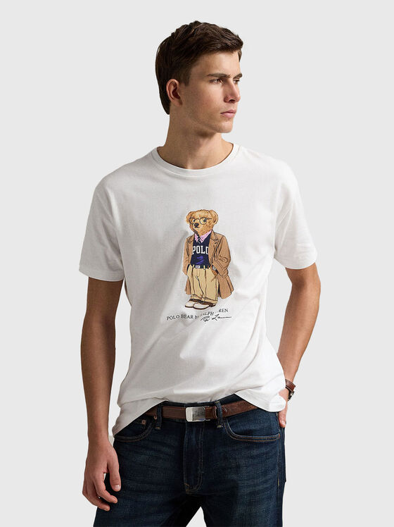 Тениска с Polo Bear принт - 1
