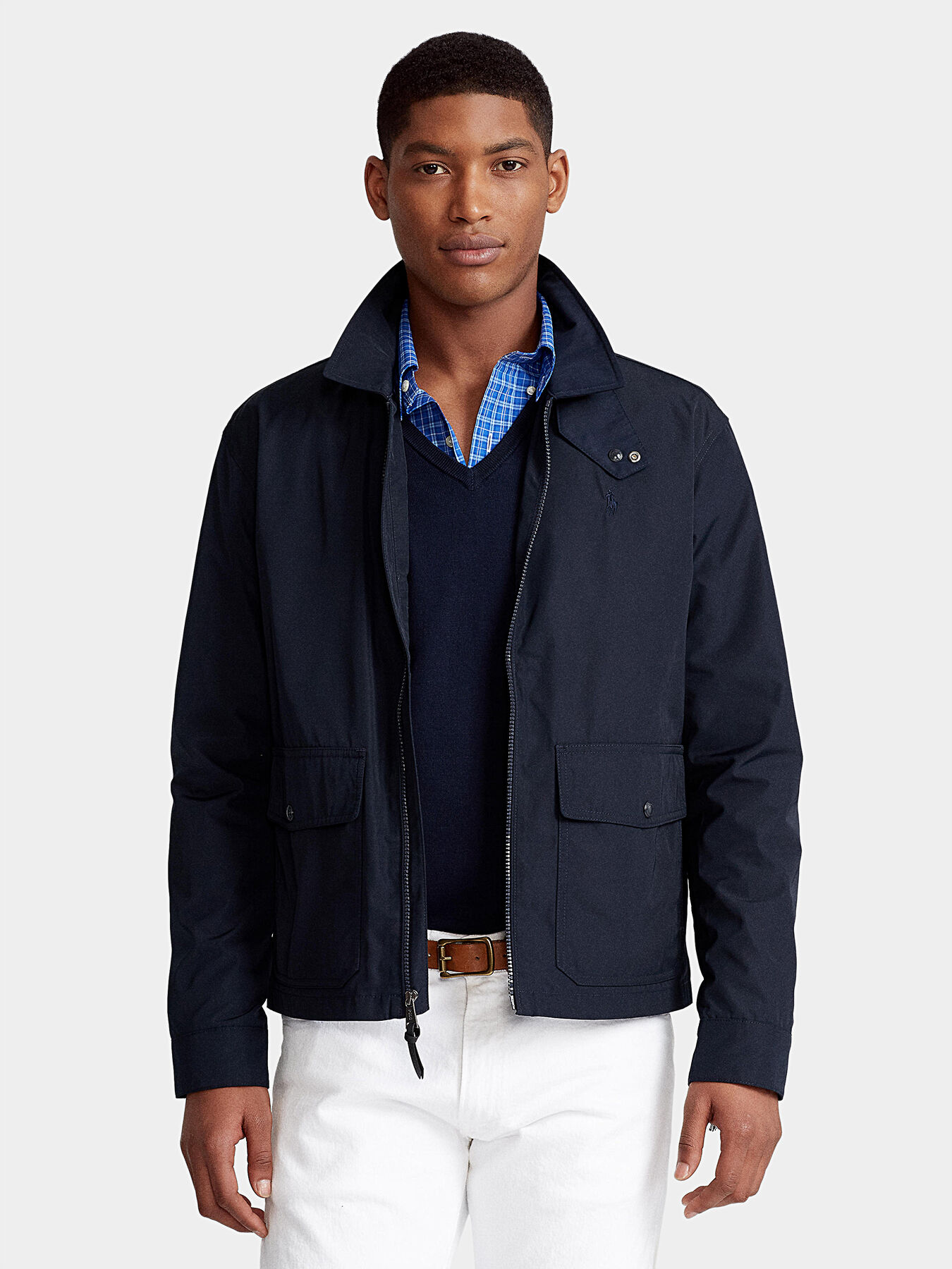 Windproof jacket with logo embroidery brand POLO RALPH LAUREN —  Globalbrandsstore.com/en
