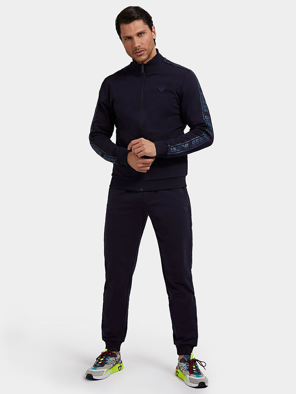 ARLO sweatshirt with zipper and logo accent - 2