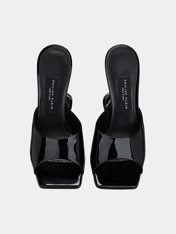 Leather heeled sandals - 6