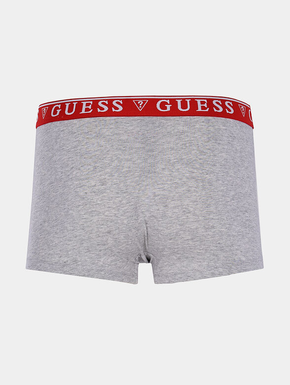 Set of three cotton boxers in black - 6