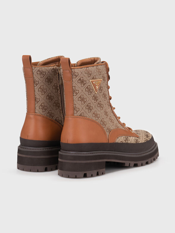 BADA boots with monogram print  - 3