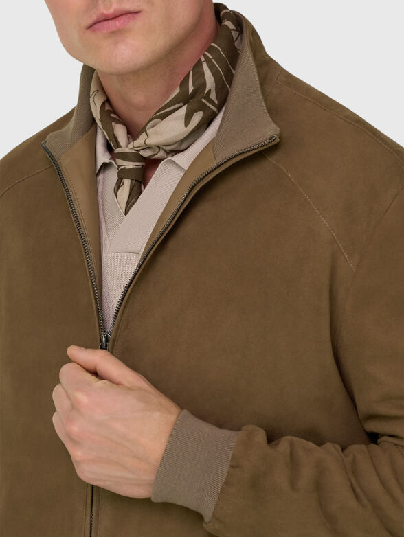 Suede bomber jacket - 4