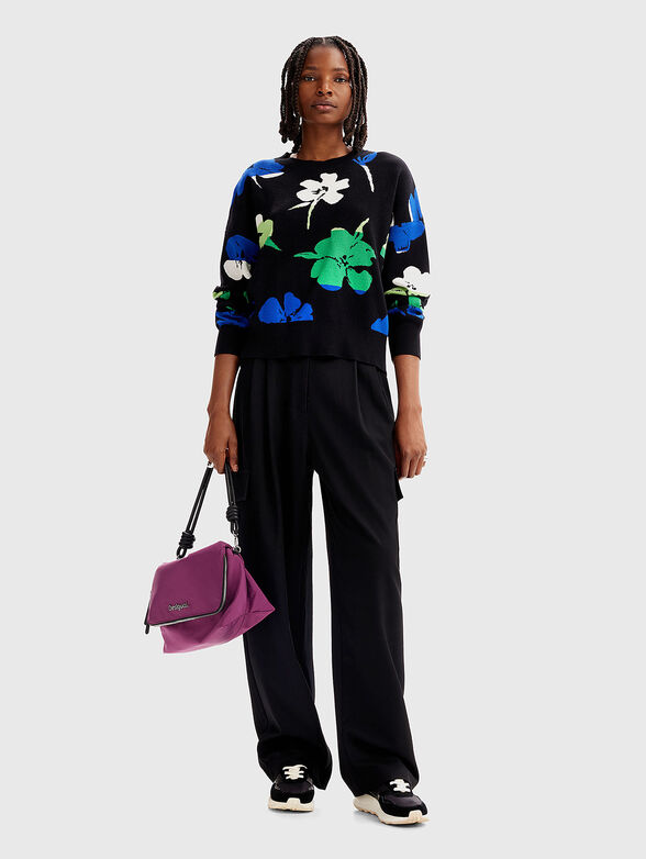 Sweater with floral motifs  - 2