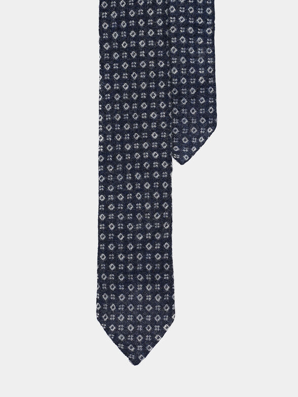 Tie with geometric print - 2
