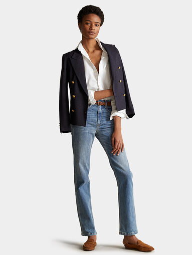 GEORGIA shirt with coloured logo embroidery - 5