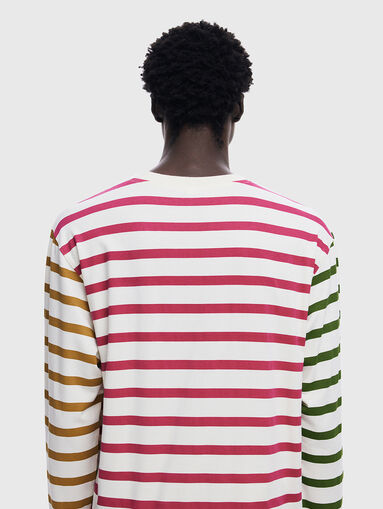 CAROLINAN blouse with multicoloured stripes - 4