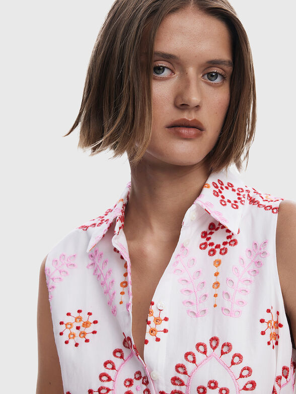 Midi dress with print - 3