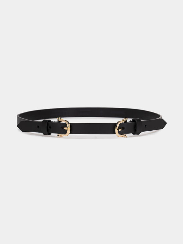 Black belt with double buckle - 2
