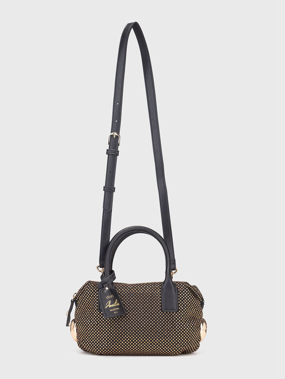 Bag with rhinestones  and long strap - 2