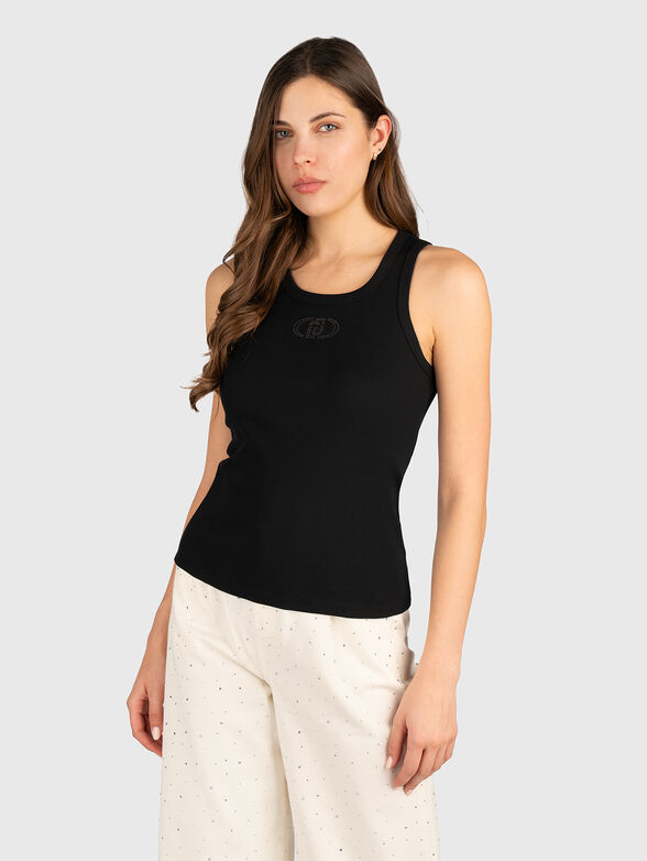Black top with logo - 1