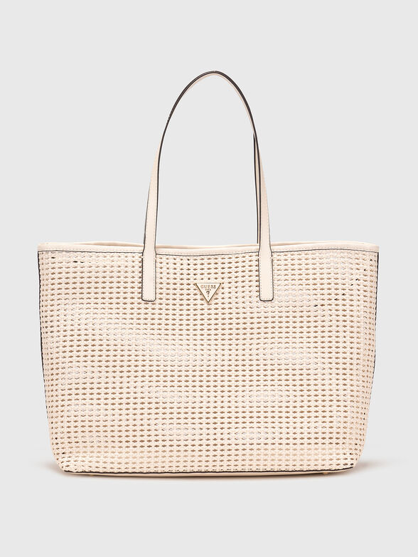 BRIGITTA perforated shopper bag - 4