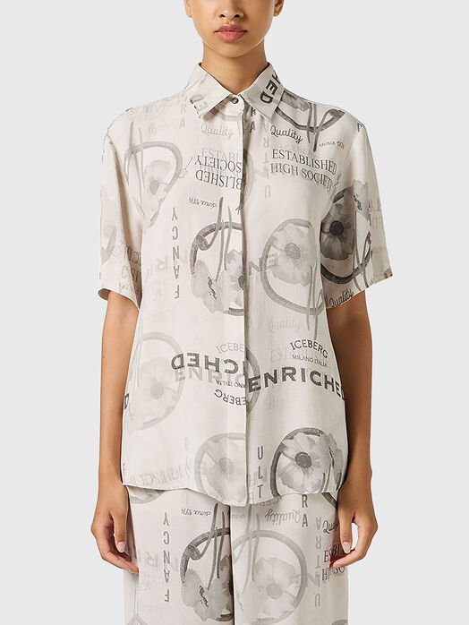 Short sleeve shirt with print