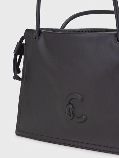 Leather bag with logo - 4