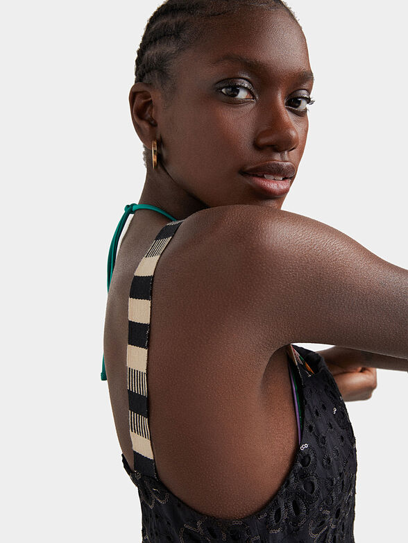 Swiss embroidery maxi dress - 6