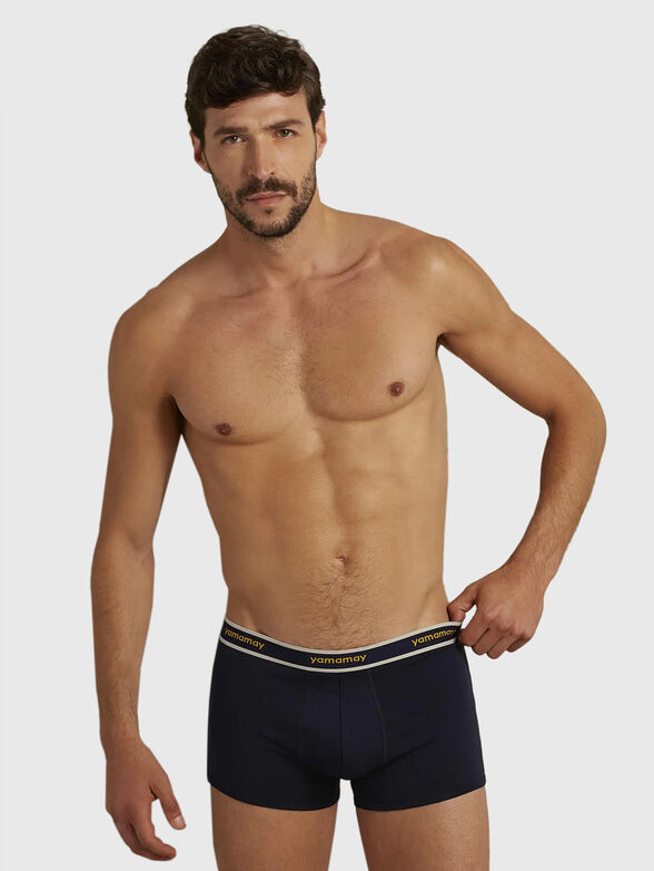 NEW FASHION COLOR trunks with logo accent - 4