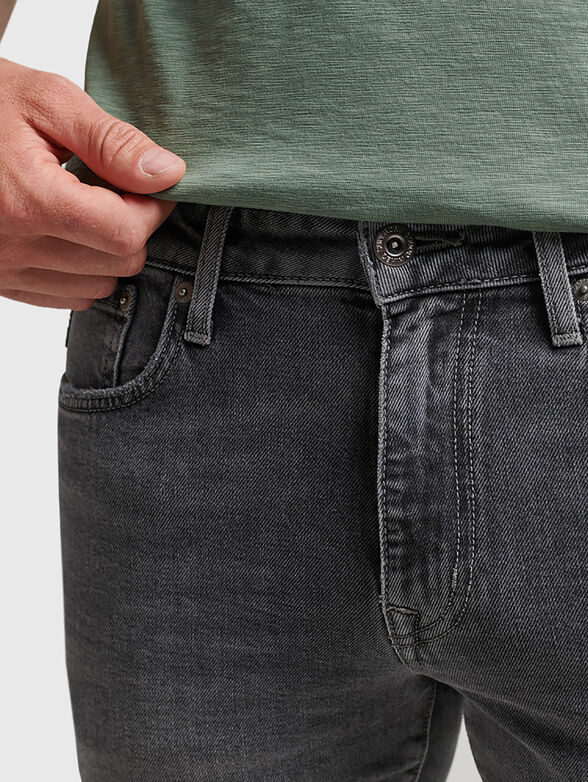 VINTAGE slim jeans in black color - 4