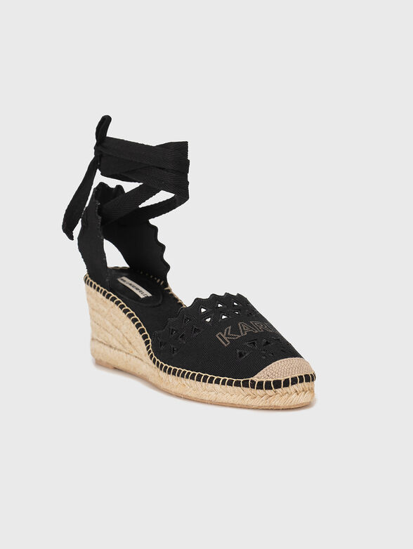 KAMINI black platform espadrilles - 2