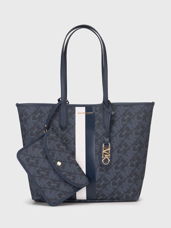 Bag with monogram logo design and carrying case - 1