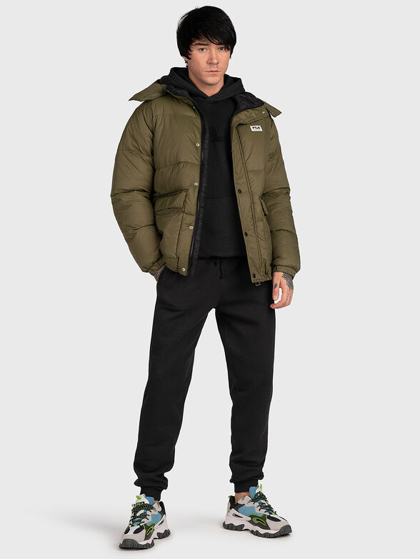 BISHKEK sweatshirt with logo element and hood - 2