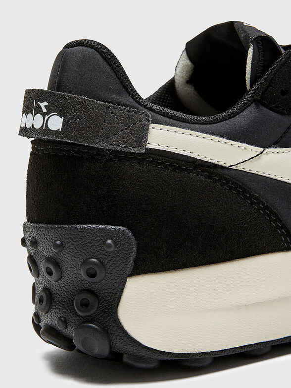 RACE NYL black sneakers - 4