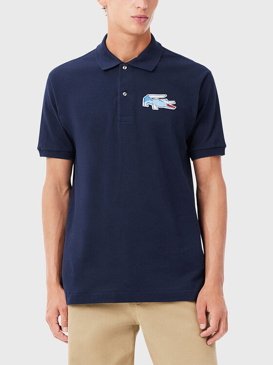 Polo shirt with accent logo - 1