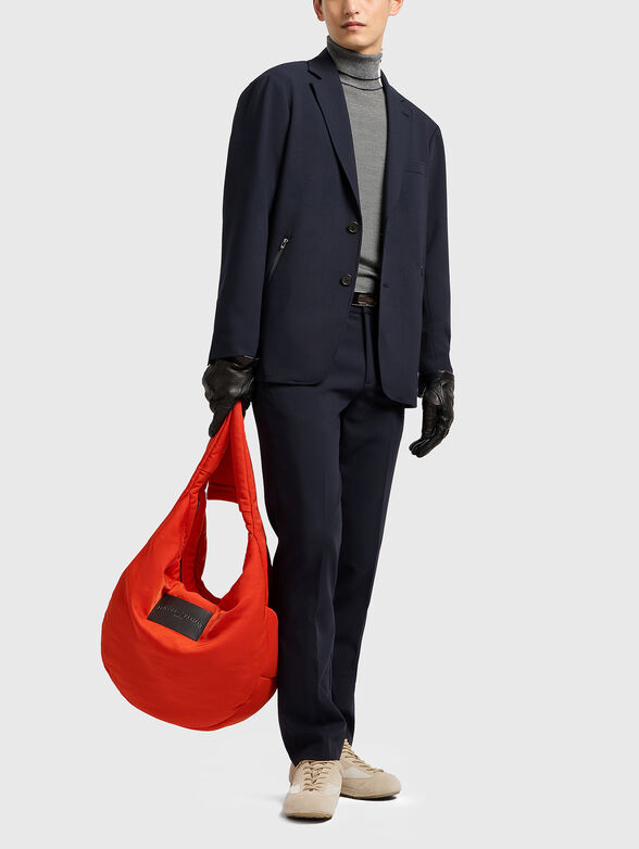 Navy blue chino pants - 4