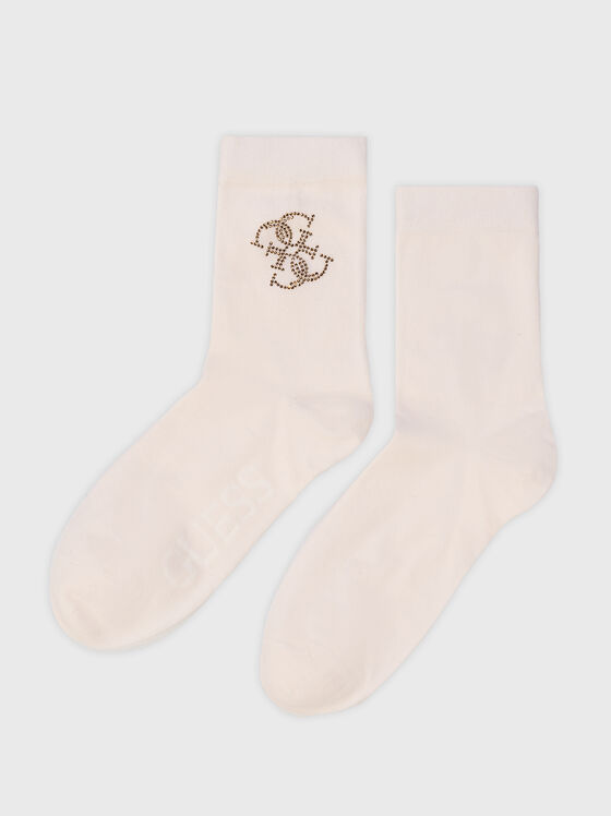 Black socks with 4G logo  - 1