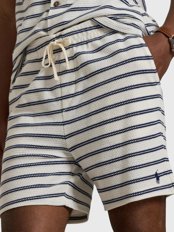 Cotton blend shorts - 3