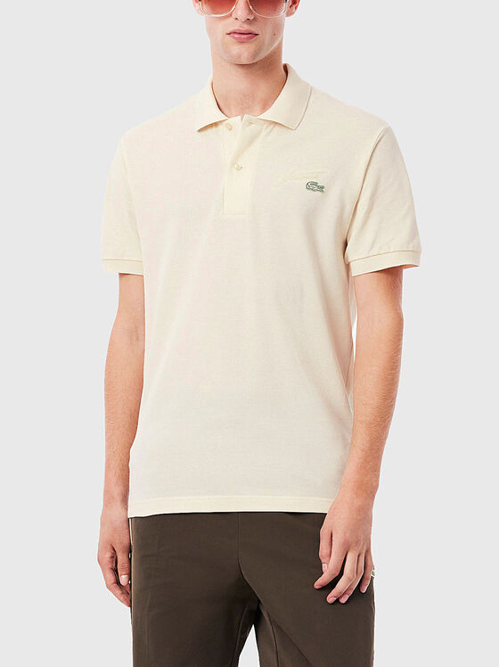 Short sleeve cotton polo shirt - 1