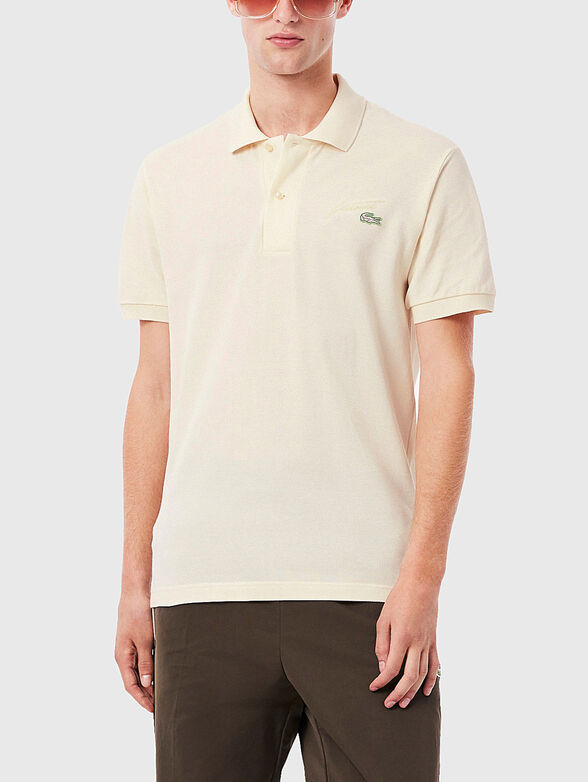 Short sleeve cotton polo shirt - 1