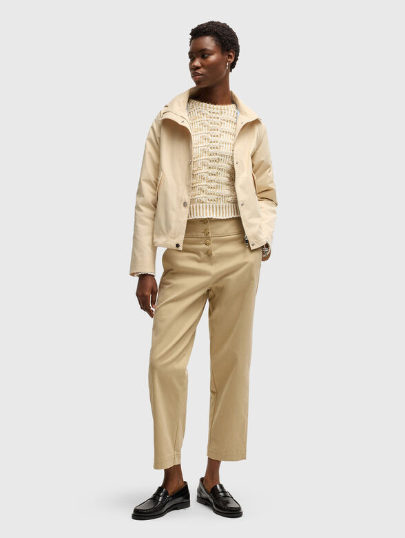 Straight trousers with high waist - 3
