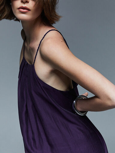Maxi dress in purple - 4
