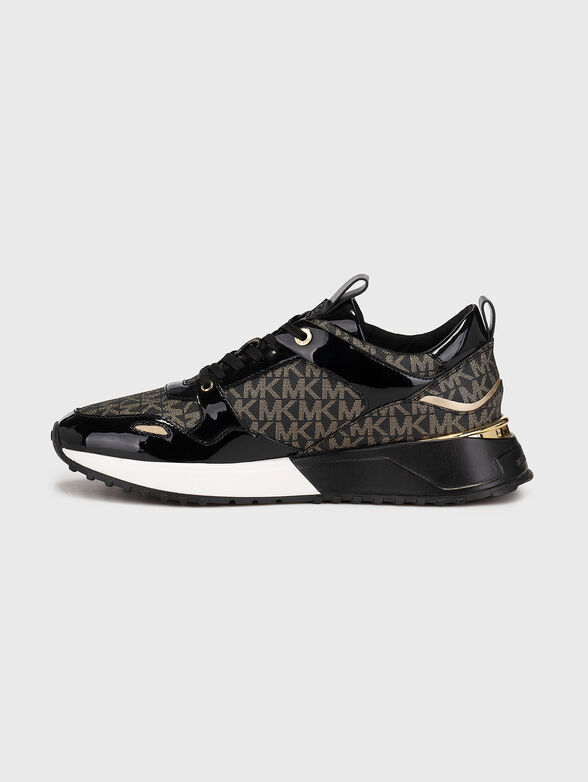 THEO sports shoes with monogram logo print - 4