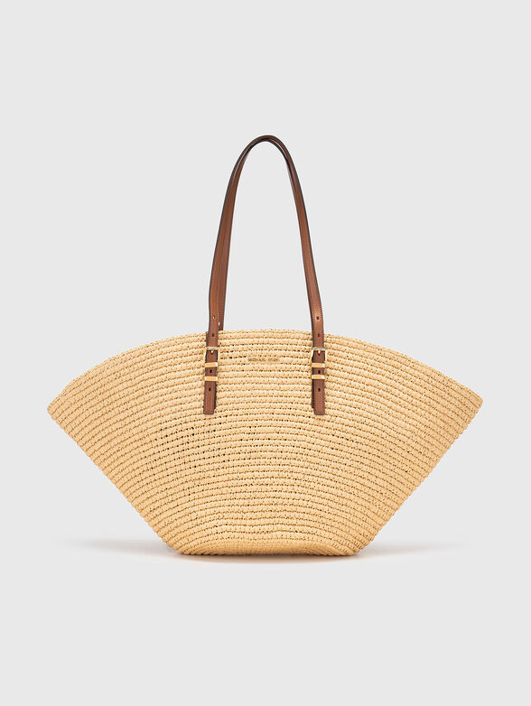 Large bag with knitted texture - 1