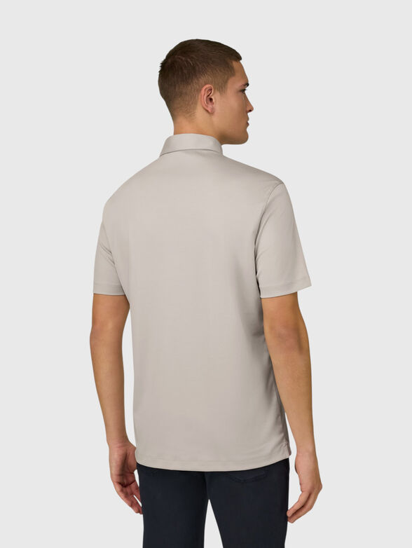 Polo shirt made from a silk and cotton blend - 3