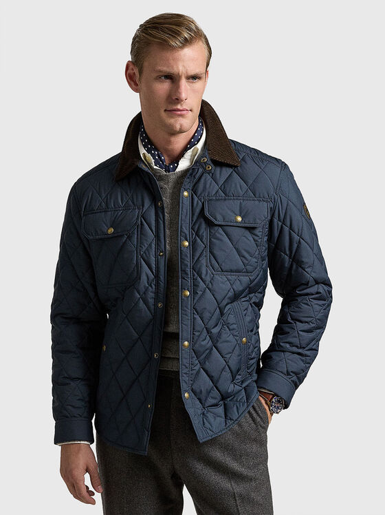 Navy blue transitional jacket - 1