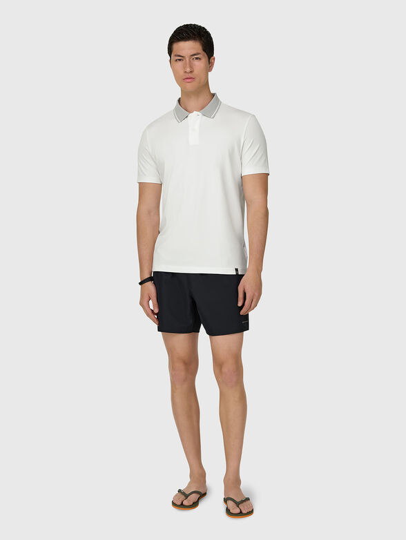 Cotton blend polo-shirt - 2
